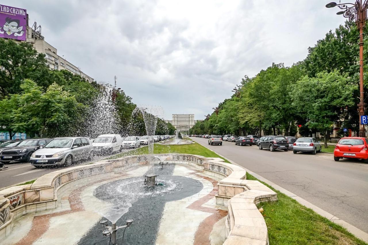 Roof View Bucharest Artesian Fountains Apartment Exterior foto